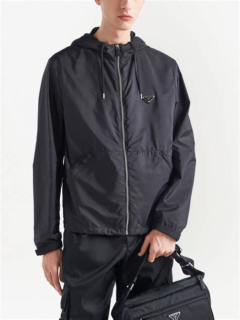 prada re nylon hooded jacket